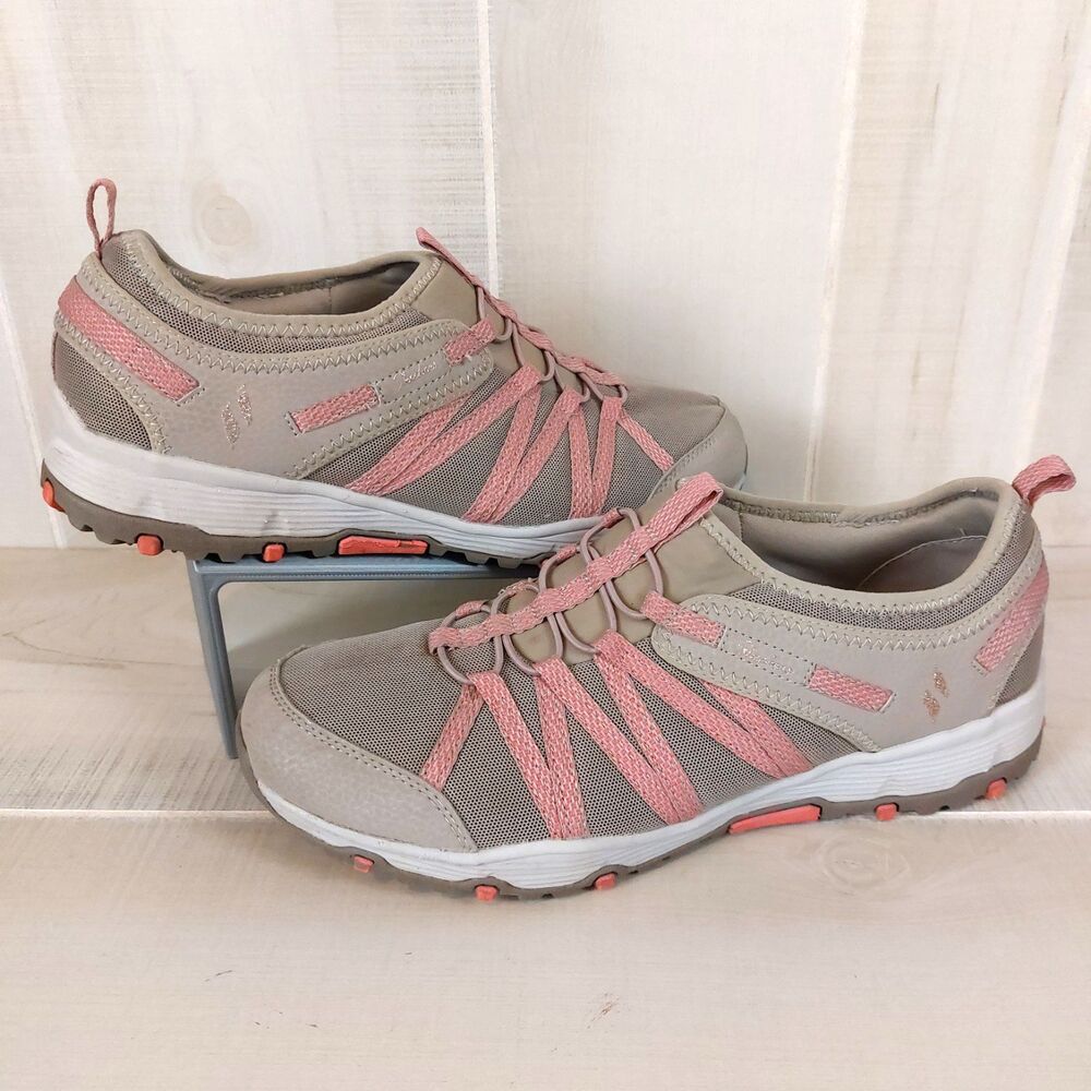 SKECHERS Seager Memory Foam Hiker Sneakers Women's Size 10 Beige 158049